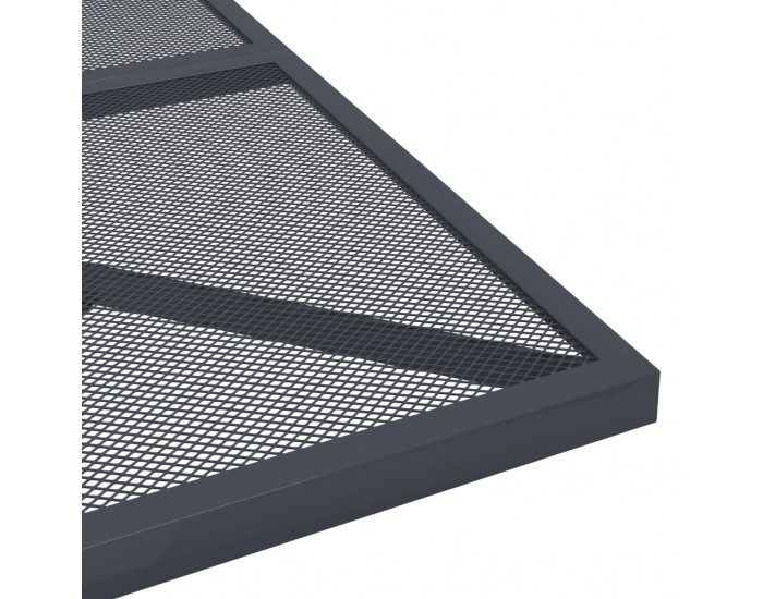 Sonata H Градинска маса антрацит 80x80x72,5 cм стомана мрежа