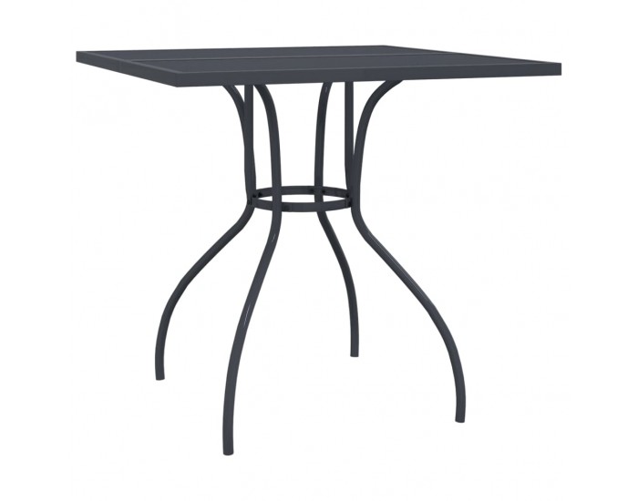 Sonata H Градинска маса антрацит 80x80x72,5 cм стомана мрежа