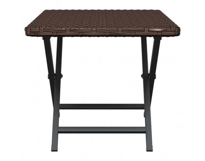 Sonata H Сгъваема маса, кафява, 45x35x32 см, полиратан