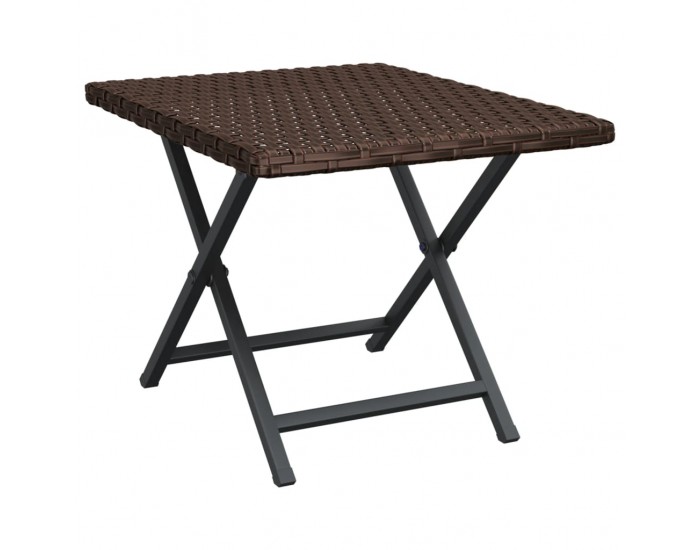 Sonata H Сгъваема маса, кафява, 45x35x32 см, полиратан