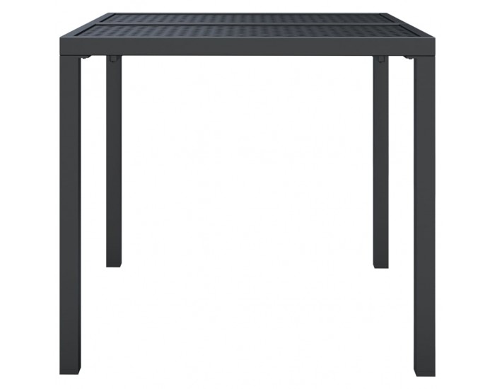 Sonata H Градинска маса антрацит 80x80x72 cм стомана