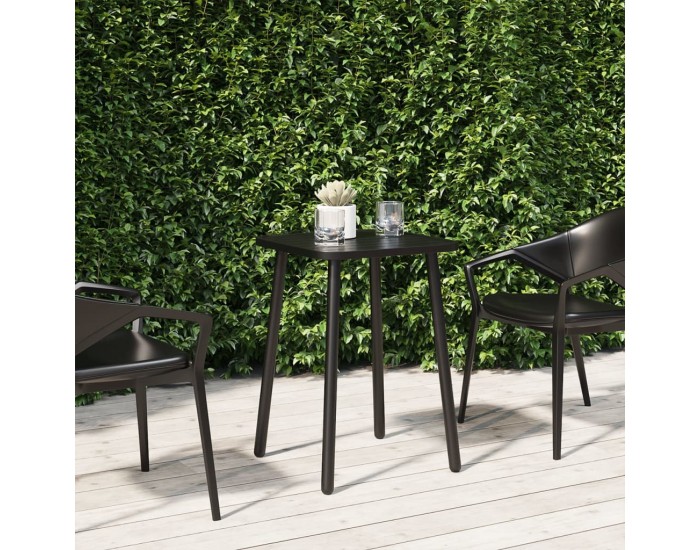 Sonata H Градинска маса антрацит 50x50x71 cм стомана