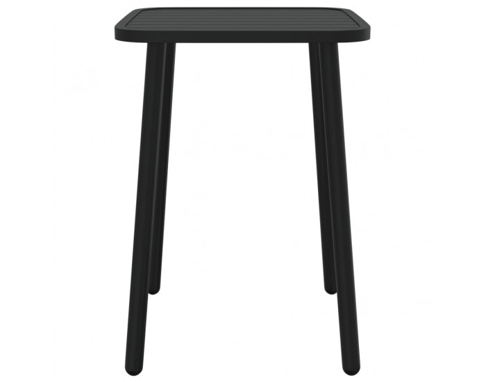 Sonata H Градинска маса антрацит 50x50x71 cм стомана