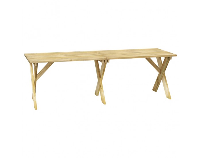 Sonata H Градинска маса, 220x73x70 см, импрегниран бор