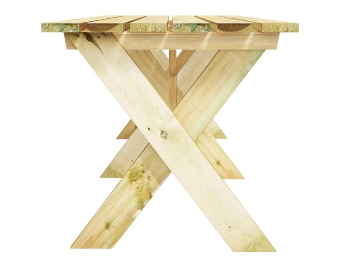 Sonata H Градинска маса, 220x73x70 см, импрегниран бор