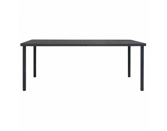 Sonata H Градинска трапезна маса, антрацит, 190x90x74 cм, стомана