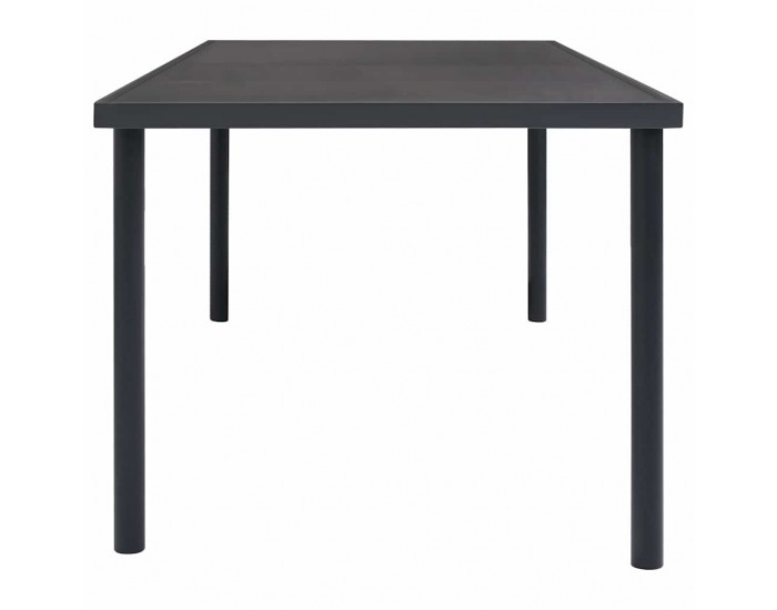 Sonata H Градинска трапезна маса, антрацит, 190x90x74 cм, стомана