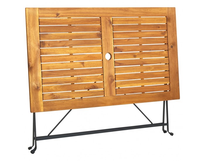 Sonata H Сгъваема градинска маса, 120x70x74 см, акация масив