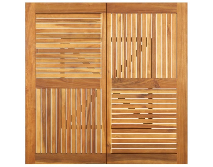 Sonata H Градинска маса, 110x110x75 см, акация масив