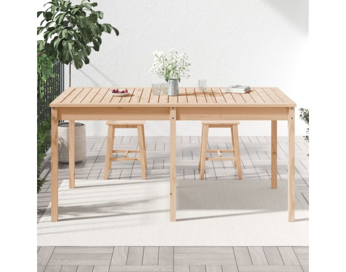 Sonata H Градинска маса, 159,5x82,5x76 см, борово дърво масив
