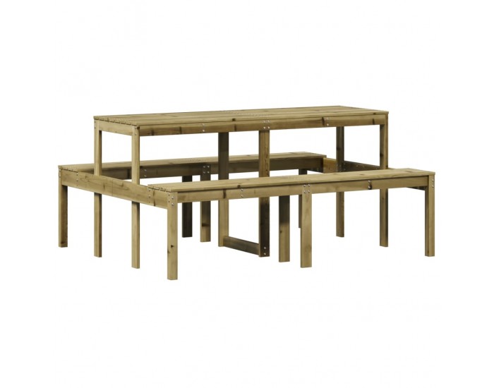 Sonata H Маса за пикник 160x134x75 см импрегнирано борово дърво