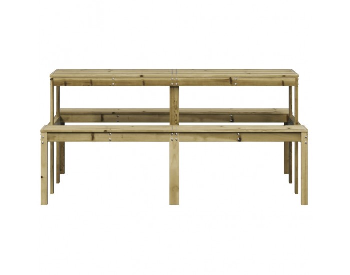 Sonata H Маса за пикник 160x134x75 см импрегнирано борово дърво