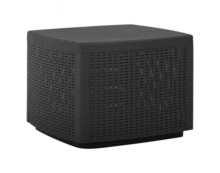 Sonata H Градинска маса, сива, 53x53x40 см, пластмаса