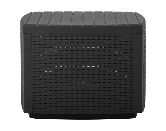 Sonata H Градинска маса, сива, 53x53x40 см, пластмаса