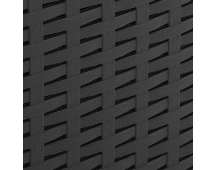 Sonata H Градинска маса, сива, 53x53x40 см, пластмаса