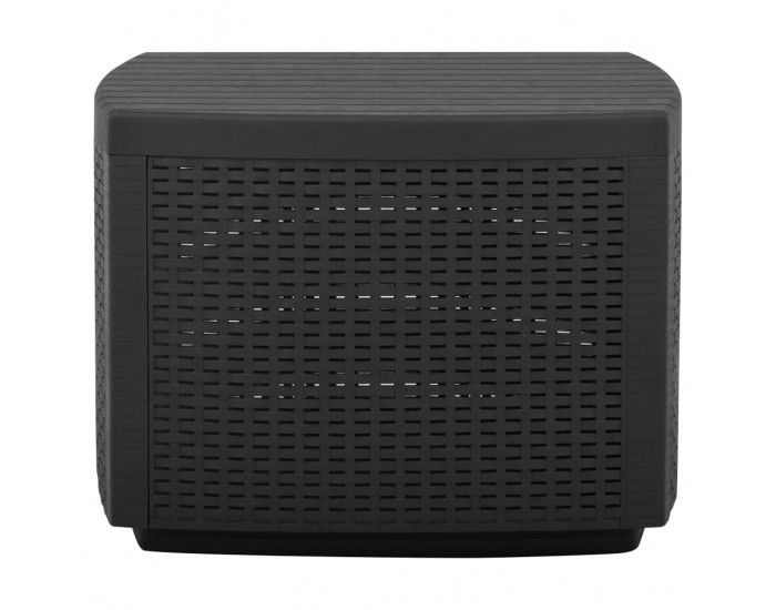 Sonata H Градинска маса, сива, 53x53x40 см, пластмаса