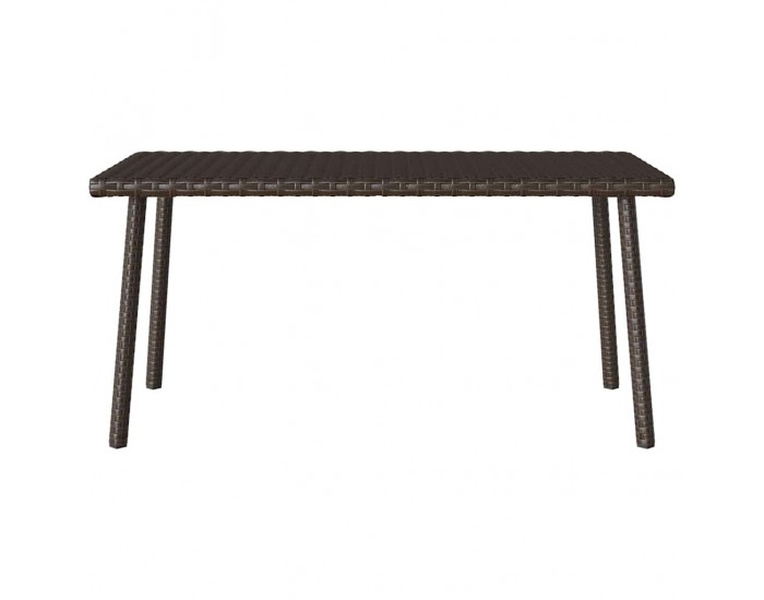 Sonata H Градинска масичка за кафе правоъгълна кафява 80x40x37 cm