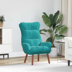 Sonata H Кресло за релаксация Тюркоаз 69 x 74 x 93 см Кадифе - Фотьойли