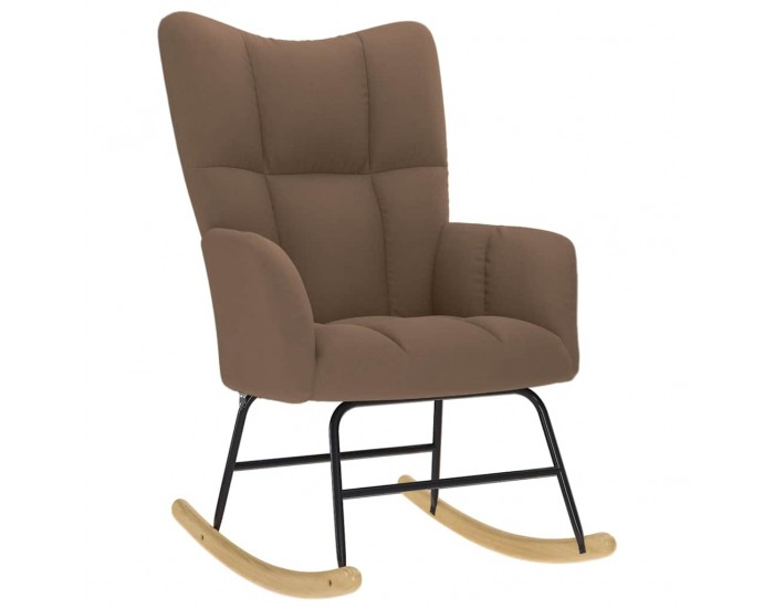 Sonata H Люлеещ се стол, кафяв, текстил