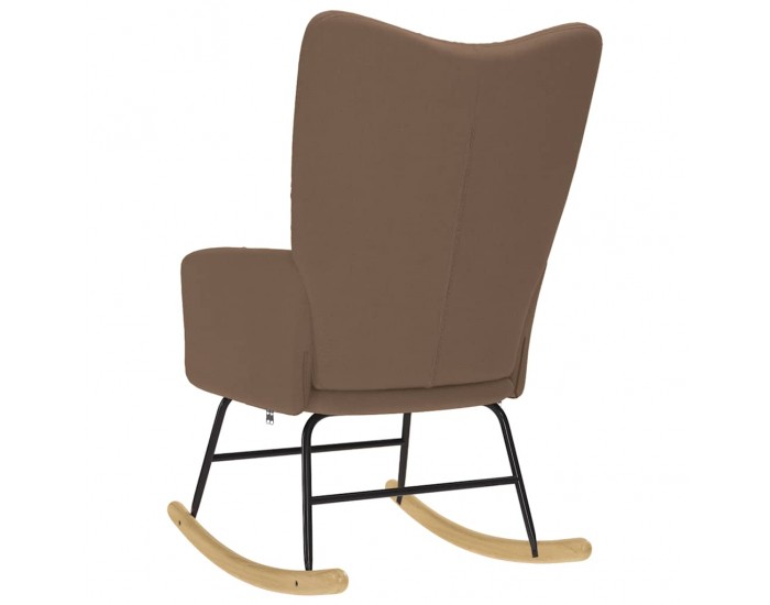 Sonata H Люлеещ се стол, кафяв, текстил