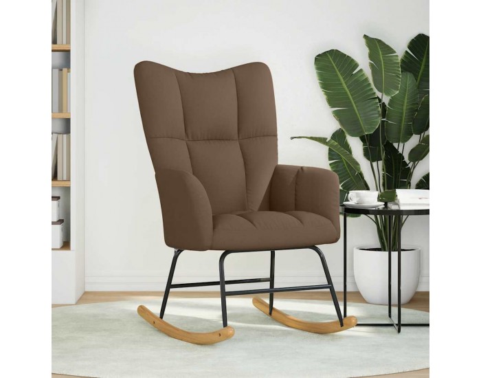 Sonata H Люлеещ се стол, кафяв, текстил