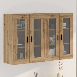 Sonata H Стенни шкафове 2 pcs дъб артизан 69.5 x 34 x 90 см Дъбов фурнир - Шкафове, Витрини, Модулни секции