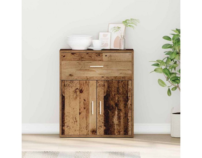 Sonata H Служебен шкаф старо дърво 60 x 31 x 70 см Инженерно дърво