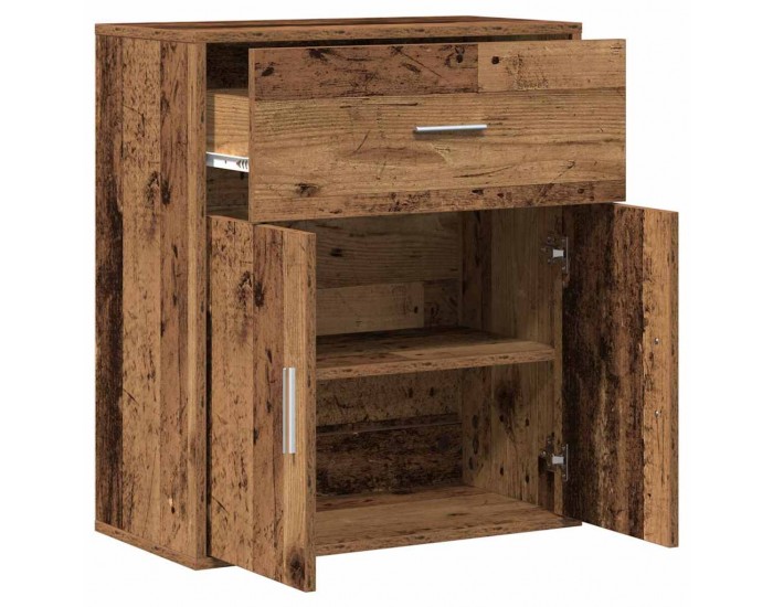 Sonata H Служебен шкаф старо дърво 60 x 31 x 70 см Инженерно дърво