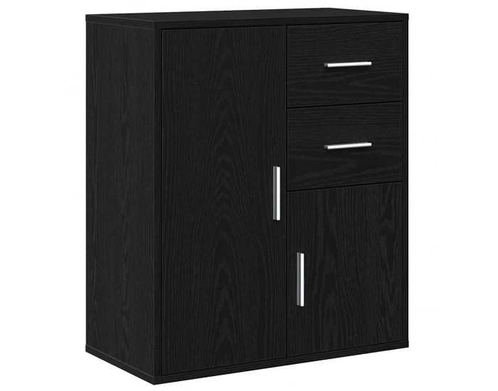 Sonata H Служебен шкаф Черен дъб 60 x 31 x 70 см Инженерно дърво