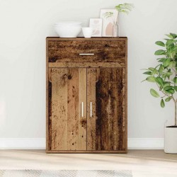 Sonata H Служебен шкаф старо дърво 79 x 38 x 80 см Инженерно дърво - Шкафове, Витрини, Модулни секции