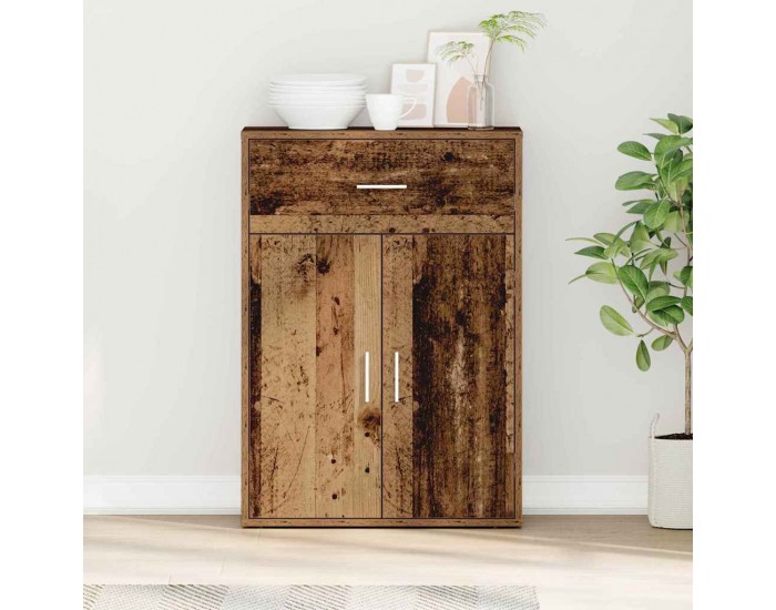 Sonata H Служебен шкаф старо дърво 79 x 38 x 80 см Инженерно дърво