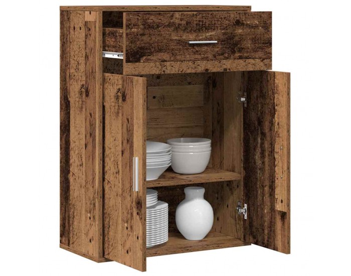 Sonata H Служебен шкаф старо дърво 79 x 38 x 80 см Инженерно дърво