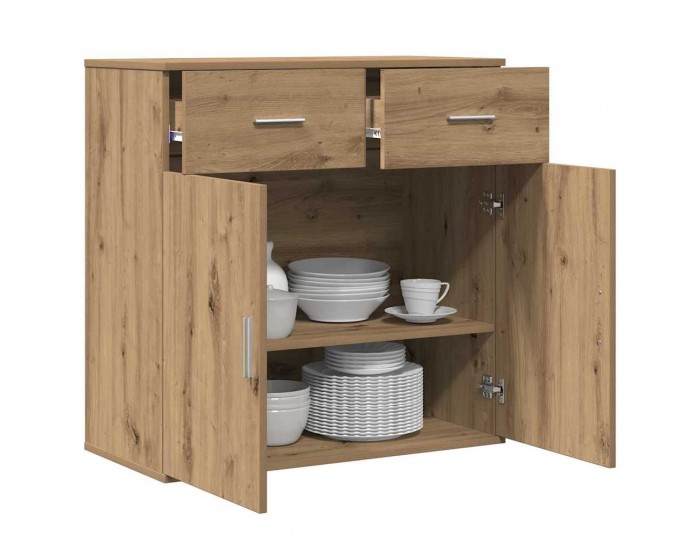 Sonata H Служебен шкаф дъб артизан 79 x 38 x 80 см Инженерно дърво