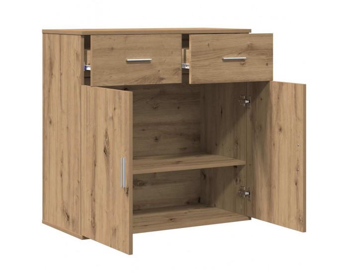 Sonata H Служебен шкаф дъб артизан 79 x 38 x 80 см Инженерно дърво