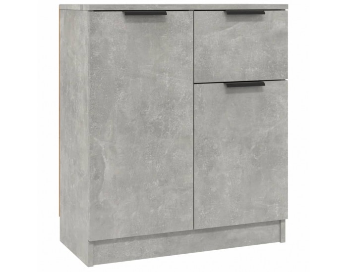 Sonata H Сайдборд, бетонно сив, 60x30x70 см, инженерно дърво