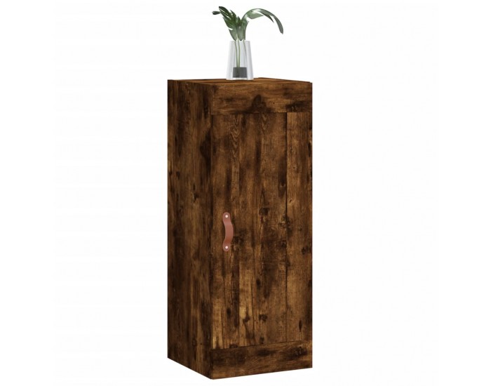 Sonata H Стенен шкаф опушен дъб 34,5x34x90 см инженерно дърво