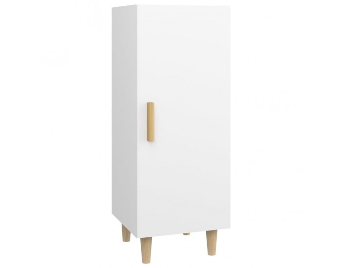 Sonata H Сайдборд, бял, 34,5x34x90 см, инженерно дърво