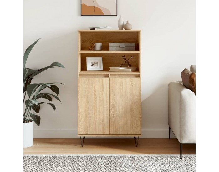 Sonata H Висок шкаф, сонома дъб, 60x36x110 см, инженерно дърво