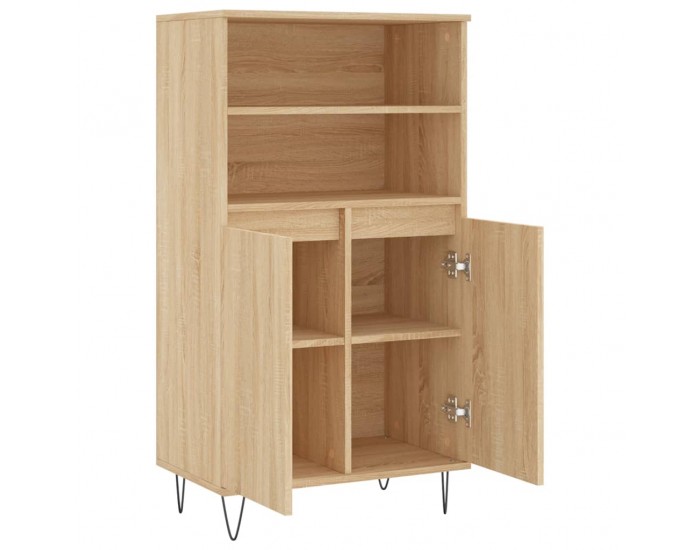 Sonata H Висок шкаф, сонома дъб, 60x36x110 см, инженерно дърво