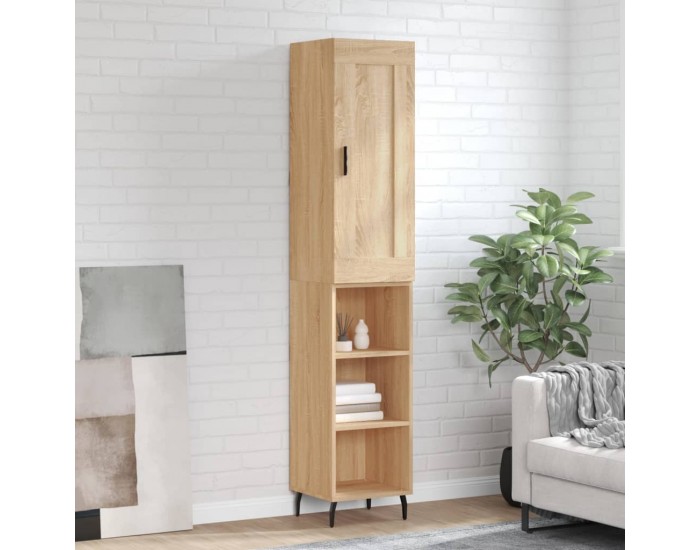 Sonata H Висок шкаф, сонома дъб, 34,5x34x180 см, инженерно дърво