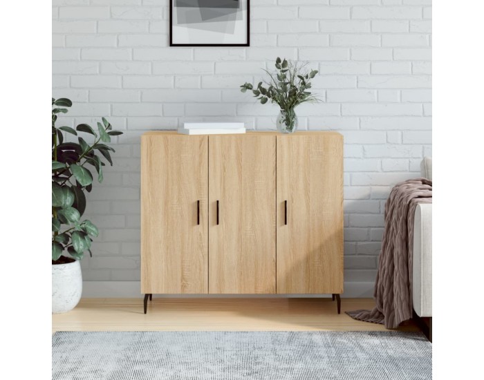 Sonata H Сайдборд, дъб сонома, 90x34x80 см, инженерно дърво