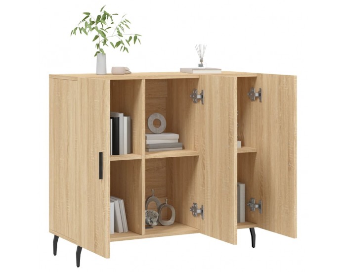 Sonata H Сайдборд, дъб сонома, 90x34x80 см, инженерно дърво