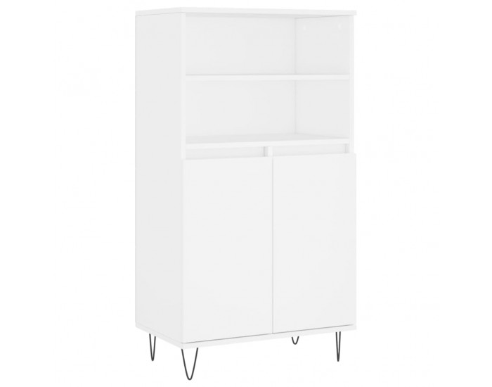 Sonata H Висок шкаф, бял, 60x36x110 см, инженерно дърво