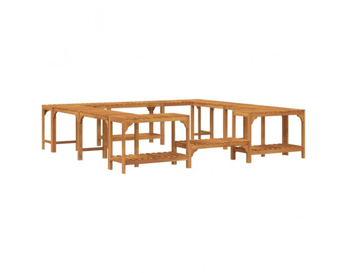 Sonata H Около хидромасажна вана Кафяв 230 x 230 см