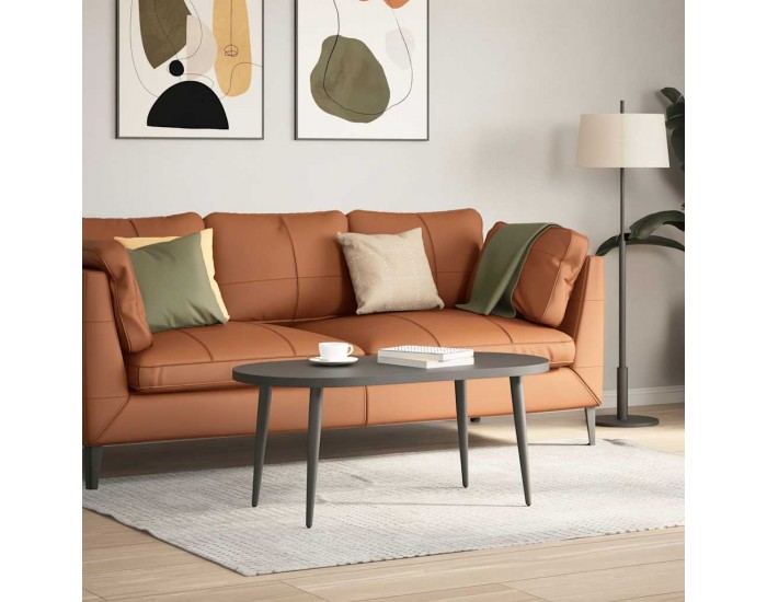 Sonata H Крака за масичка за кафе, конична форма, 4 бр., антрацит, 30-31 см, стомана