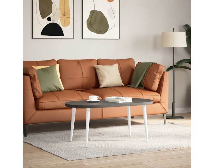 Sonata H Крака за масичка за кафе, конична форма, 4 бр., бели, 42-43 см, стомана