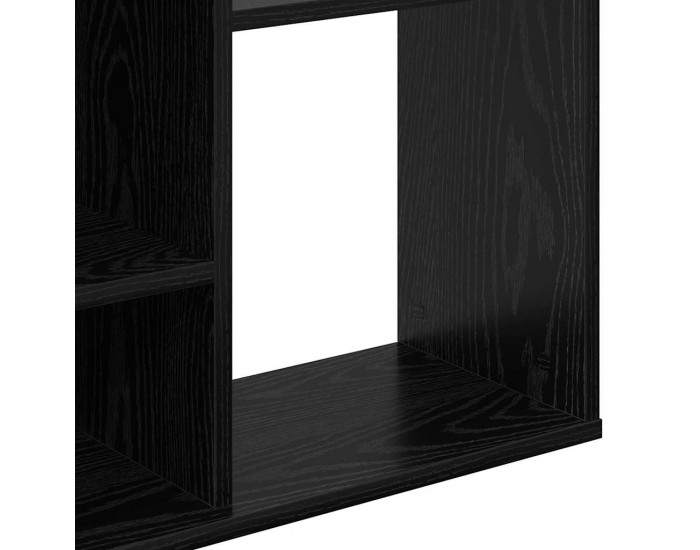 Sonata H Разделител за стая Черен дъб 100 x 24 x 140 см Инженерно дърво