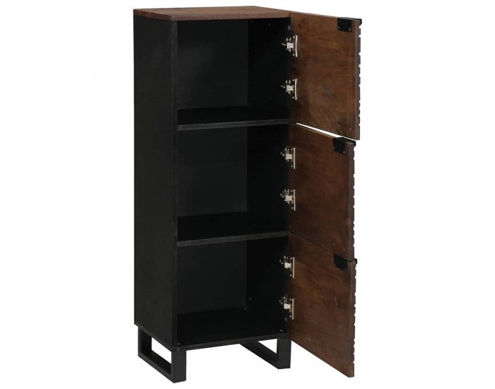 Sonata H Шкафче Кафяво 40 x 33 x 110 см мангово дърво масив