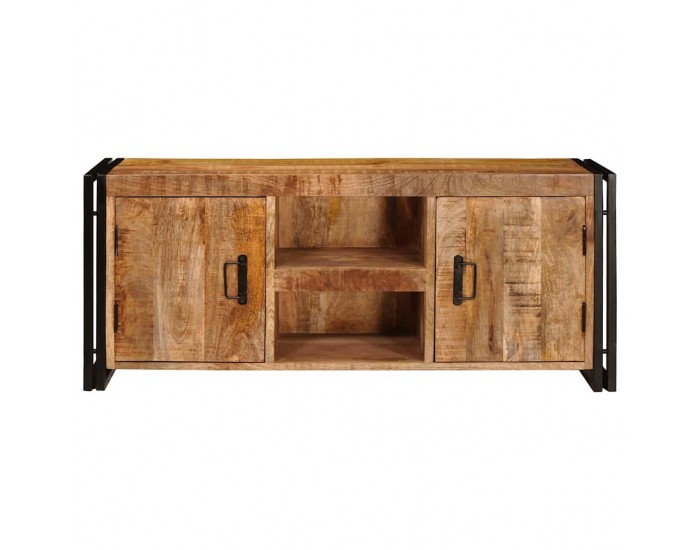 Sonata H ТВ шкаф Кафяво 120 x 30 x 50 cm Грубо мангово дърво масив