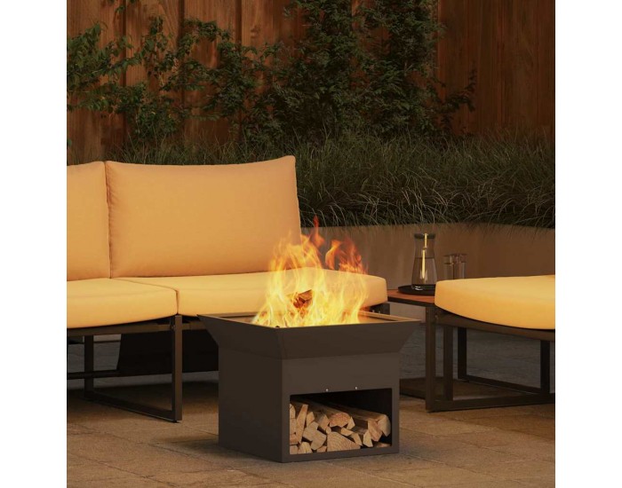 Sonata H Огнище Черно 50 x 50 x 40 cm Стомана